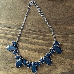 Navy blue necklace